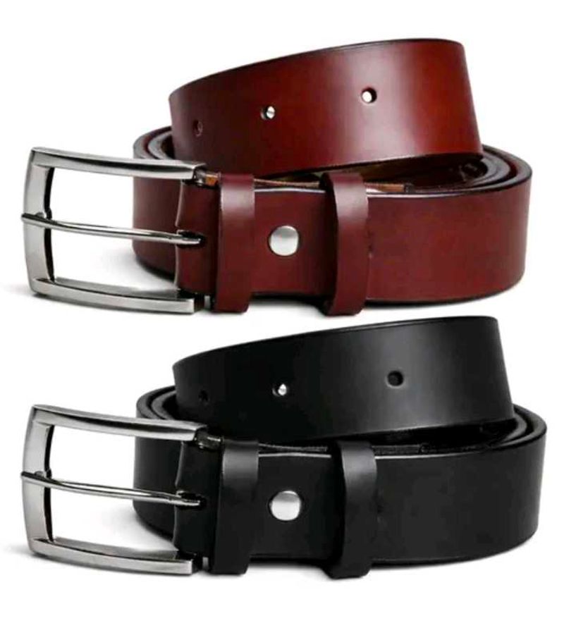 Genuine Leather Belt Set