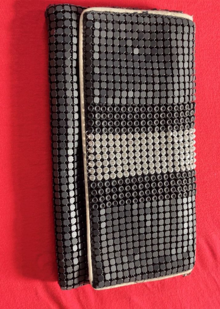 Stylish Mesh Clutch Bag
