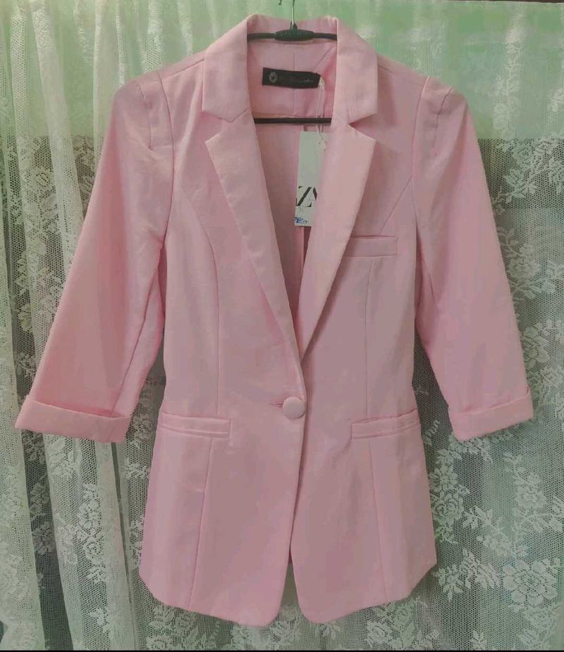 Chic Pink Blazer