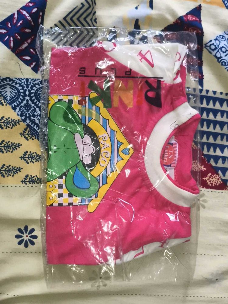 New Pink Graphic Print