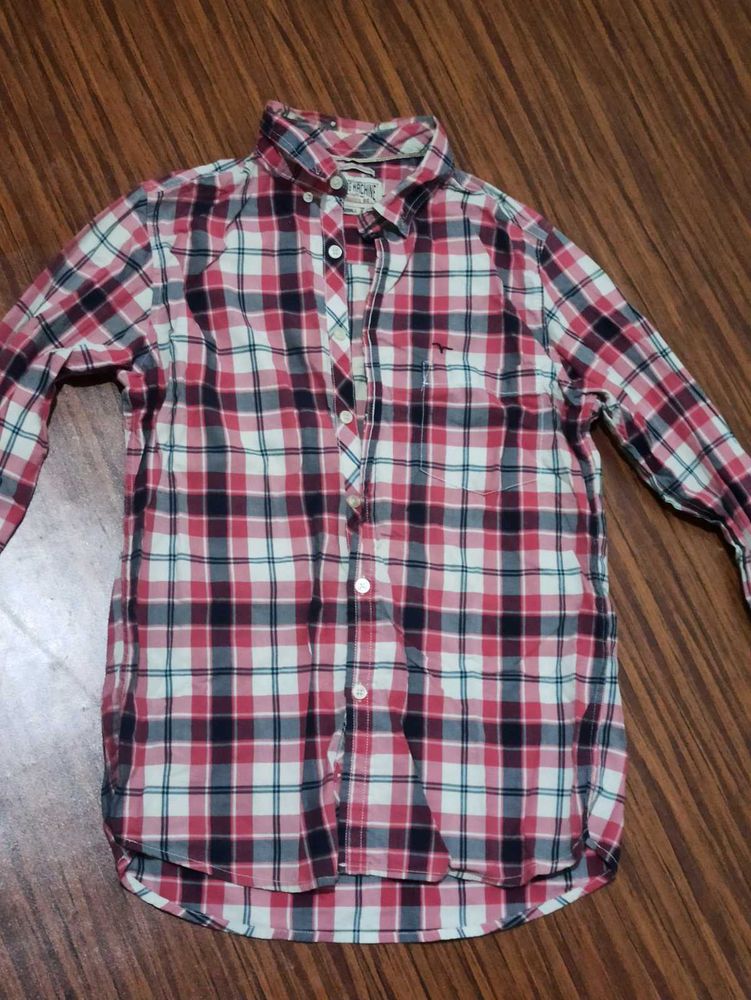 men's check shirt