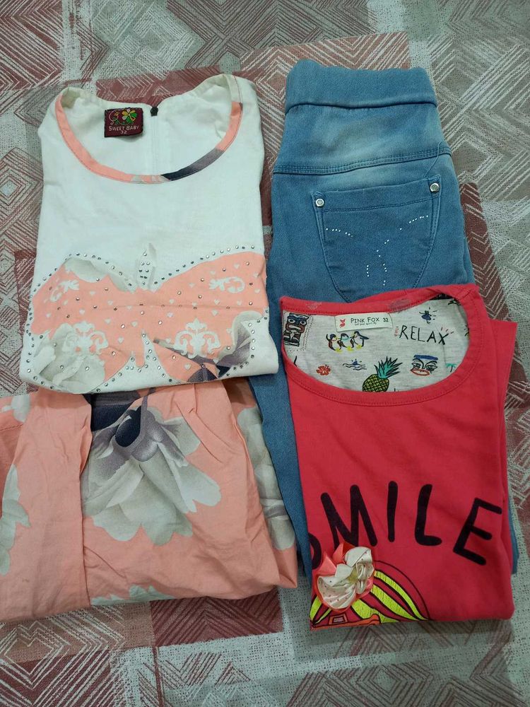 Girls' Jeans and Tops Bundle