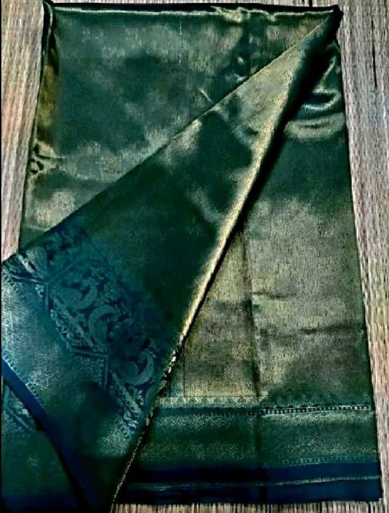 sea green Bridal tissue saree