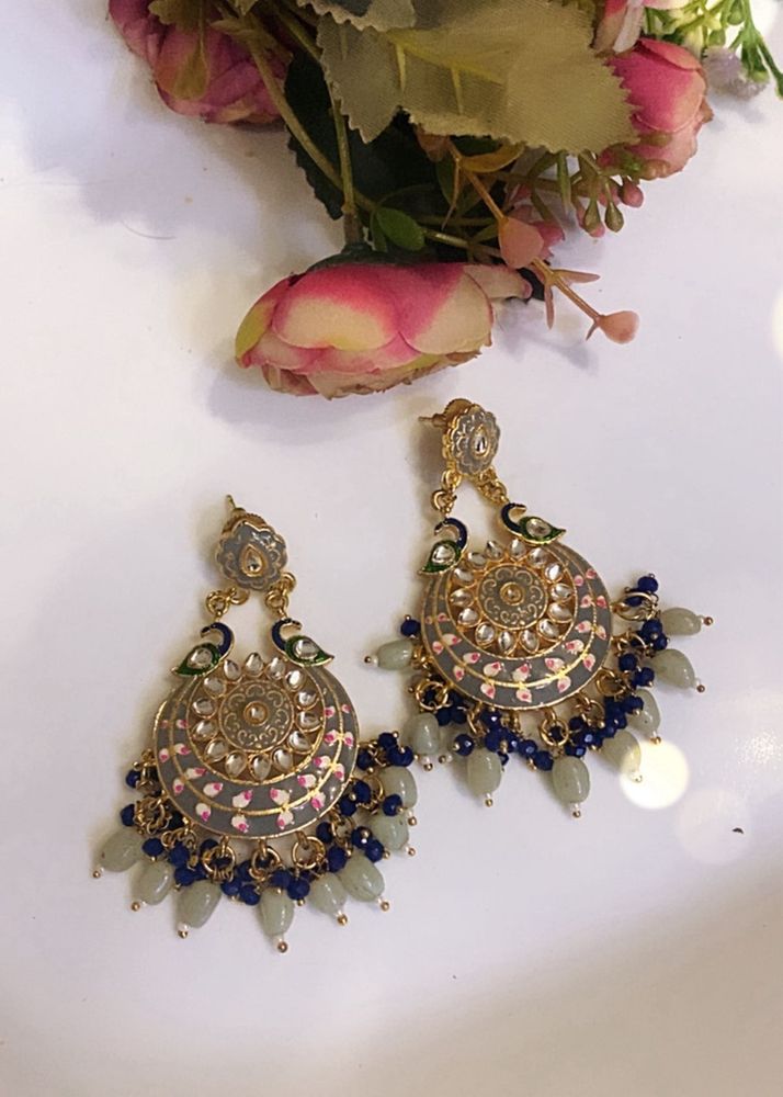 New Exquisite Peacock Design Dangle Earrings