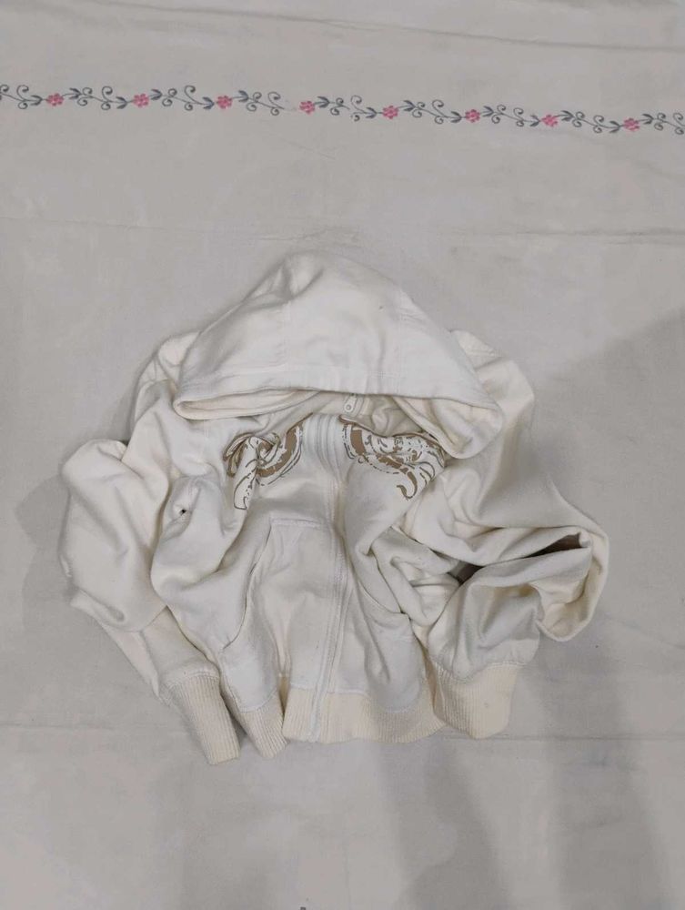 Cozy White Hoodie