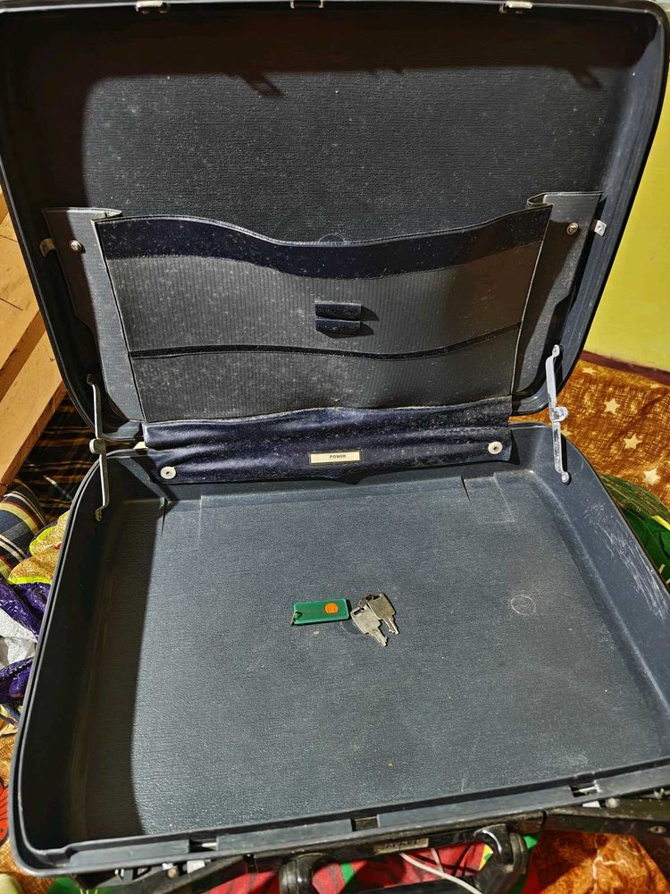 Vintage Blue Briefcase