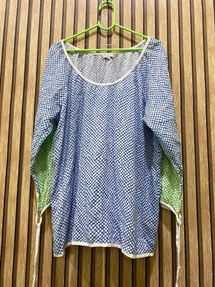 Soft cotton Patterned Long Sleeve Top
