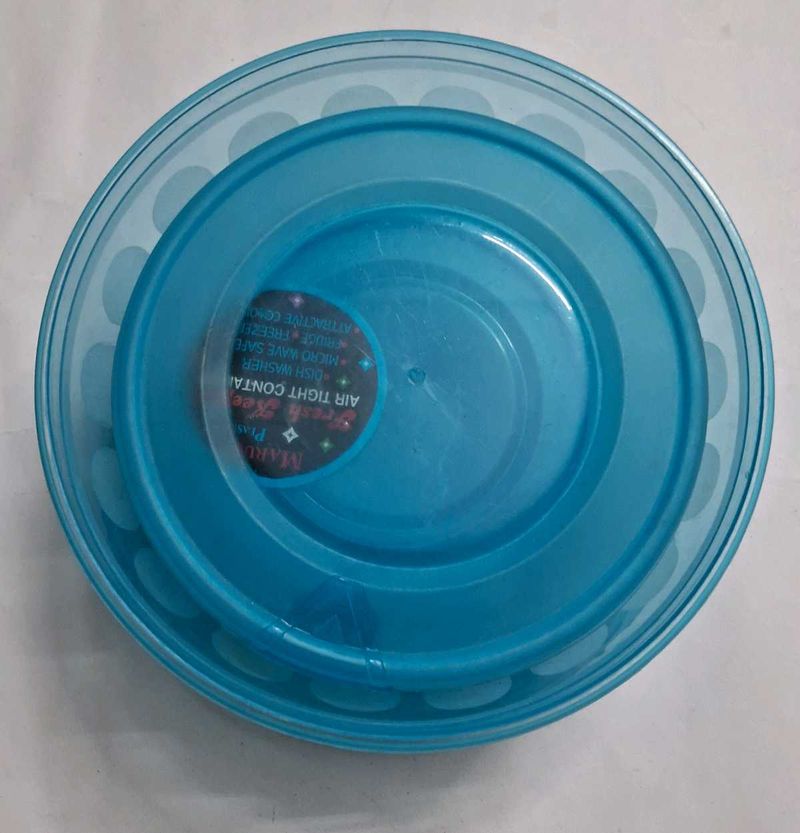 Blue Air Tight Food Container
