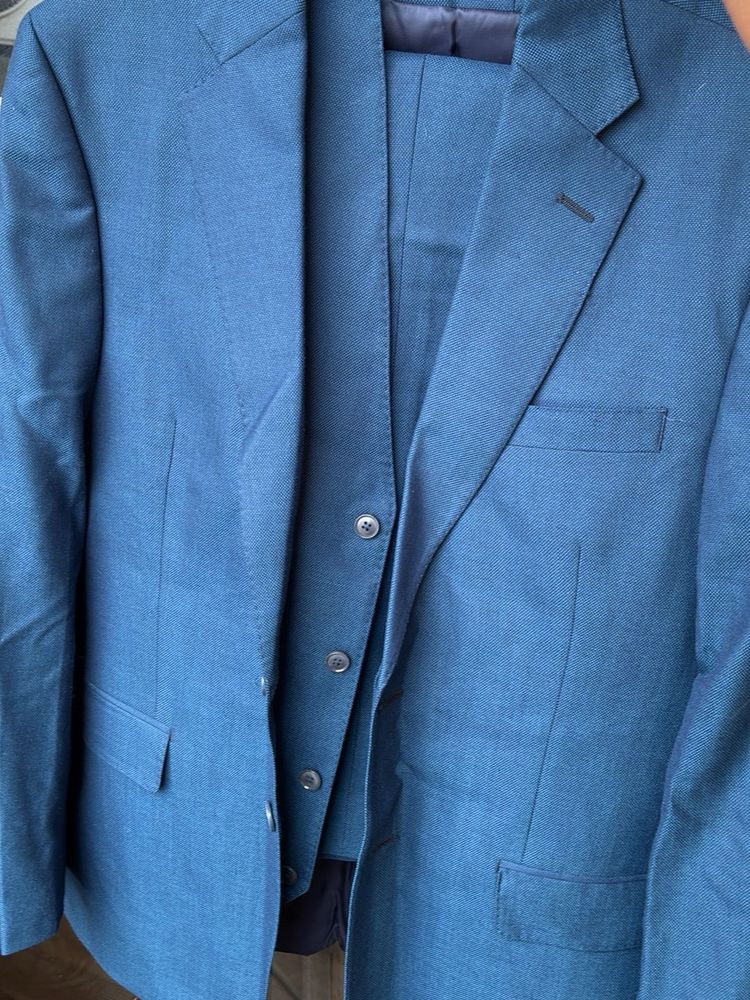 Men's 3-piece Royal Blue Suit