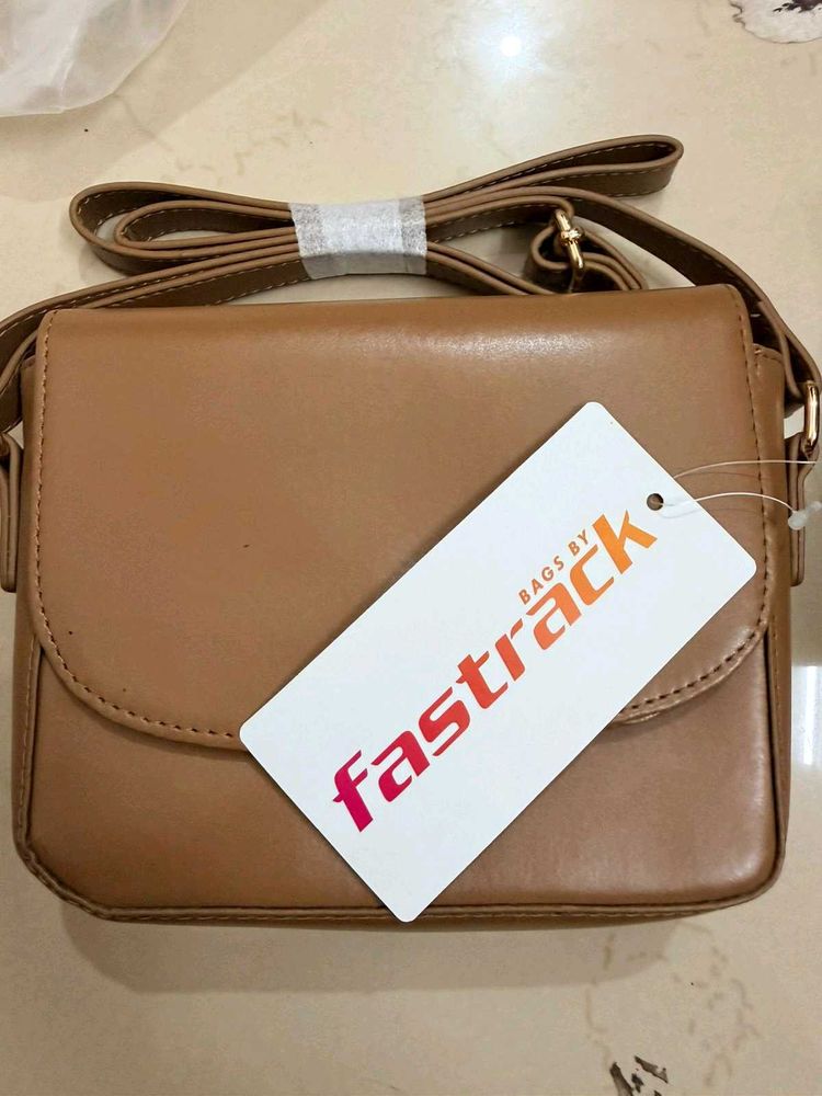 Fastrack Tan Crossbody Bag