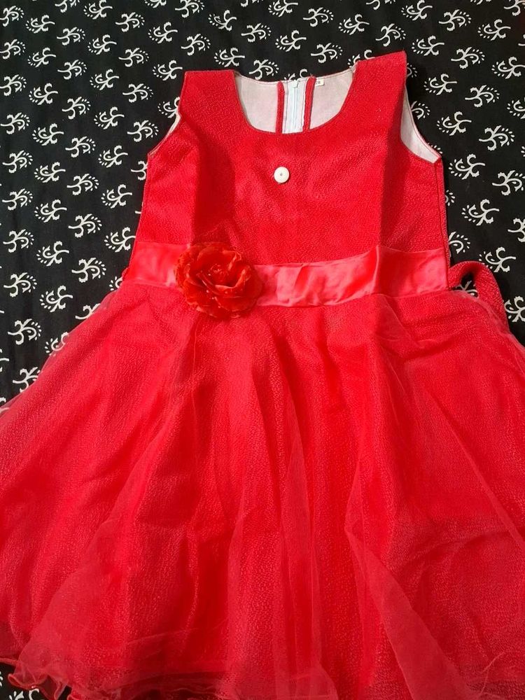 Red Party Dress For Girls