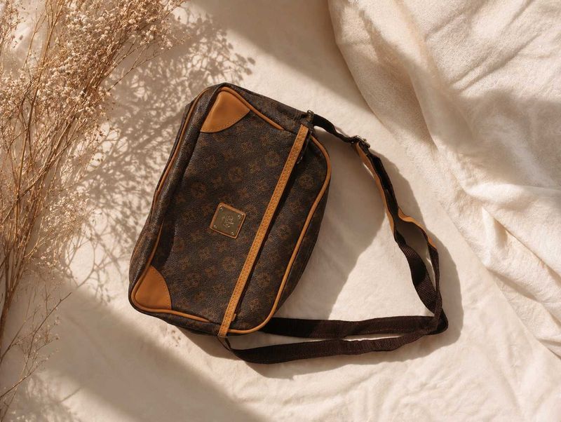 Vintage Monogram Crossbody Bag
