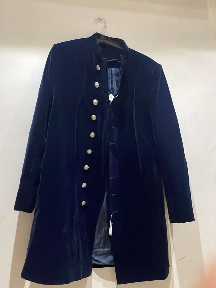Velvet Long Jacket