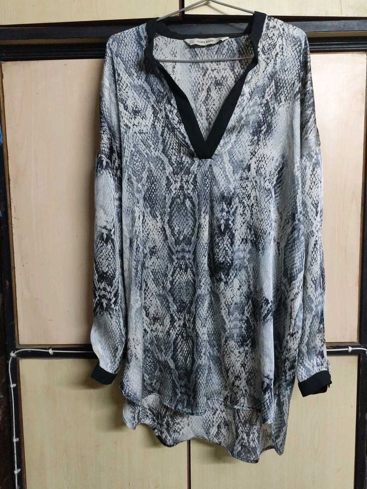 Snake print Zara top