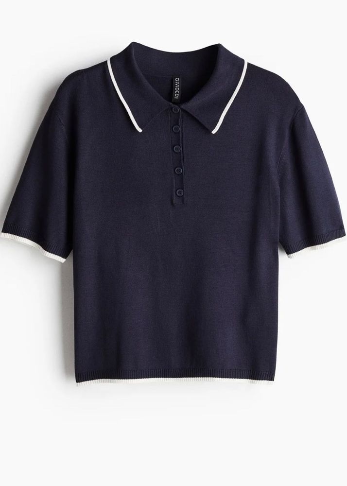 Navy Blue Polo T-Shirt