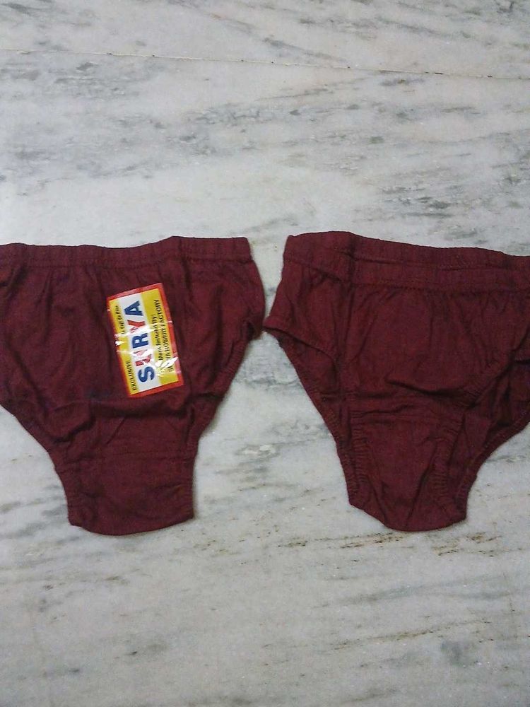Maroon Briefs - Pack of 2