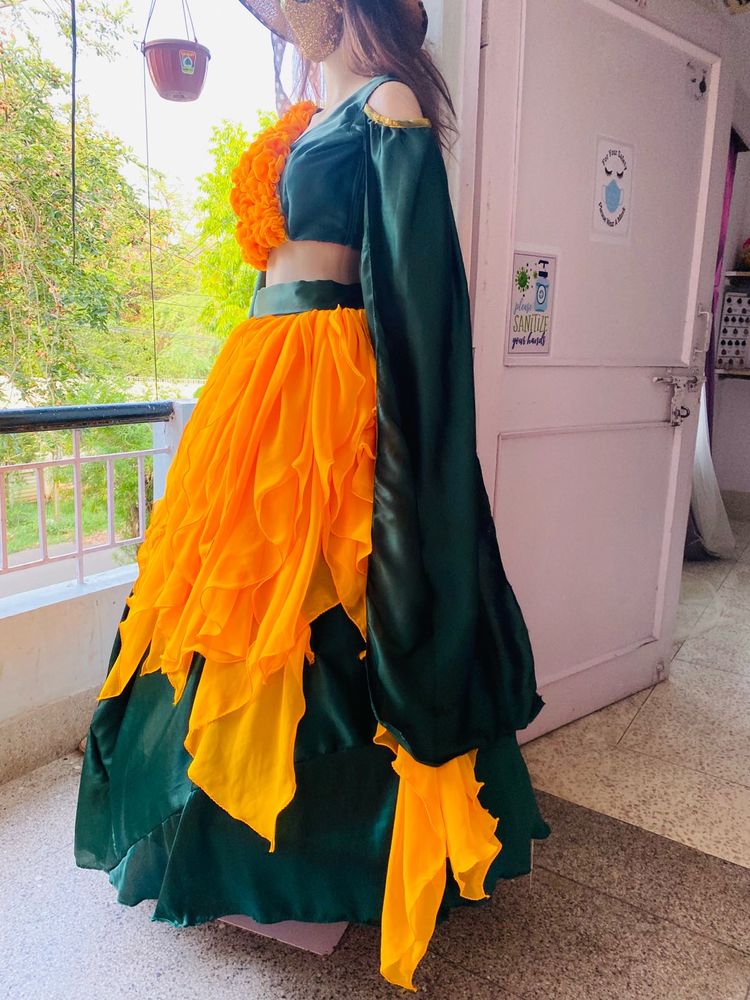 Bride Haldi Dress