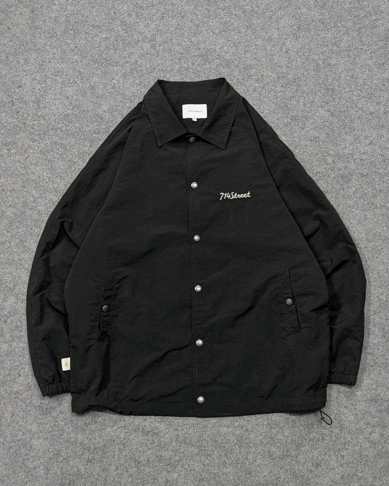 Coach 714 Street Embroidery Snap Button Jacket