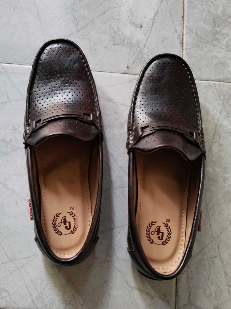 Brown Leather Loafers