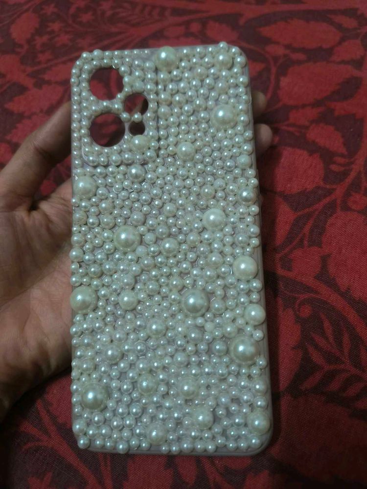Pearl Embellished Cover One Plus Nord CE 2 Lite