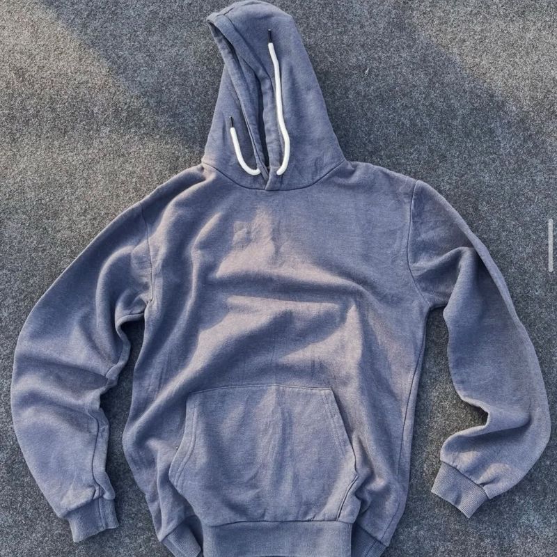 Men's Grey Pullover Hoodie