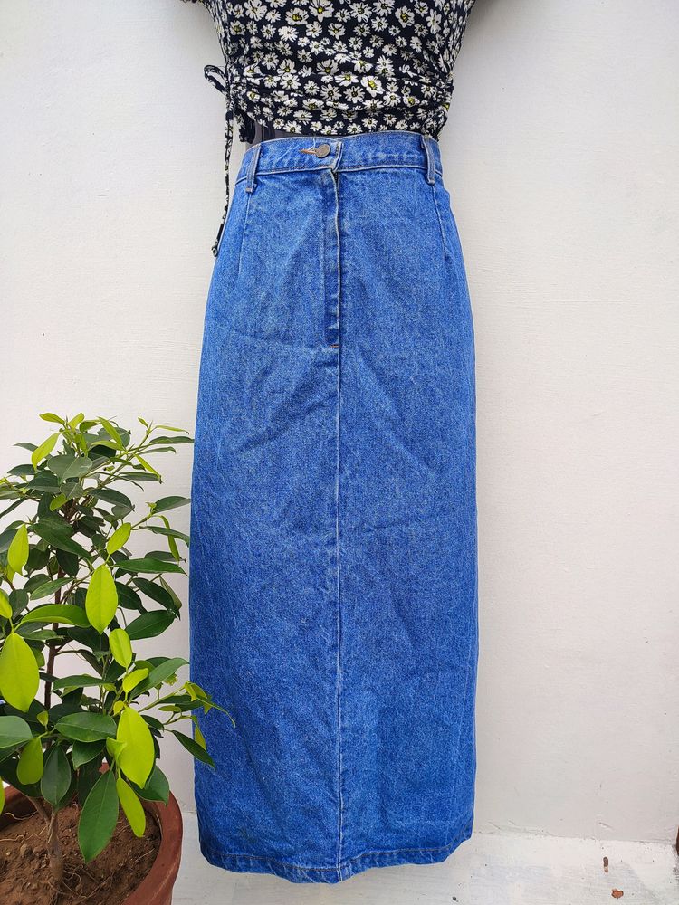 Hunt Club Heavy Denim Skirt