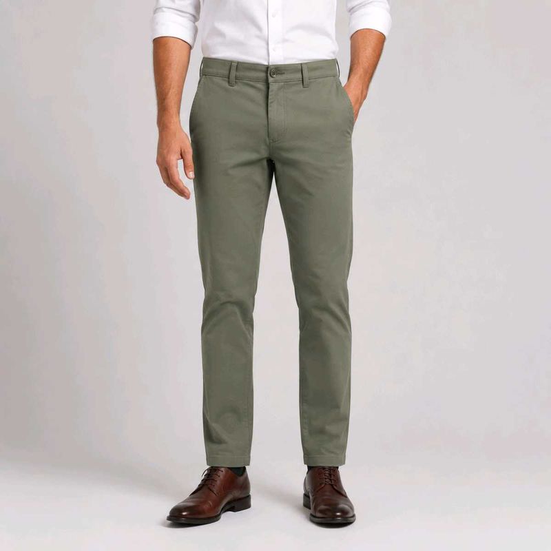 Men's Olive Green Chinos