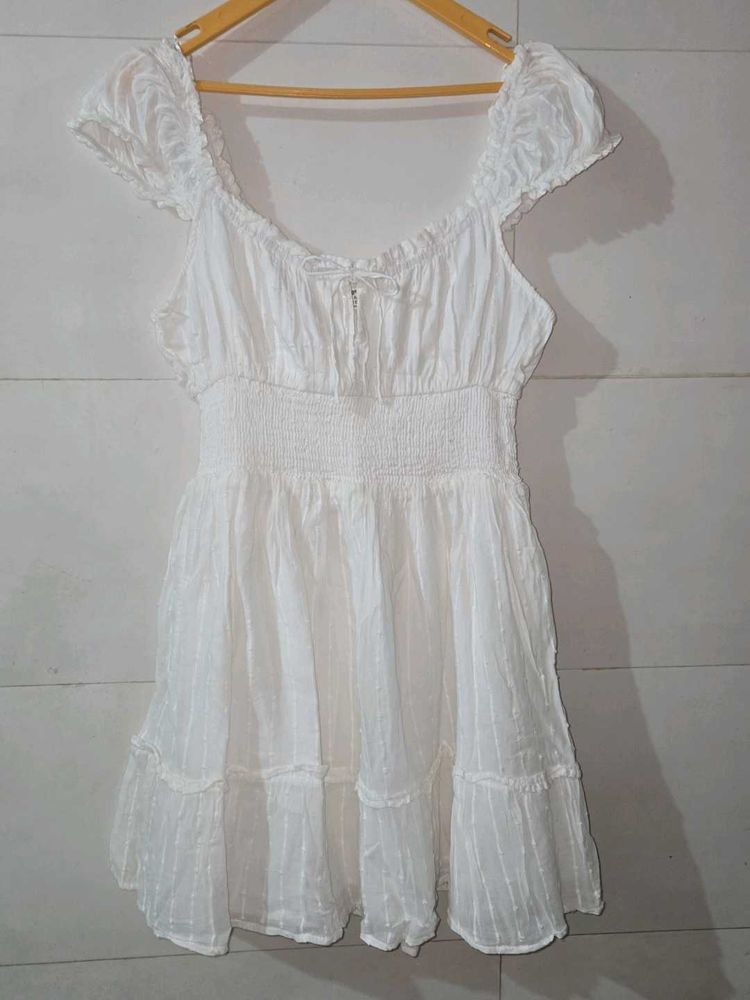 Chic White Mini Dress