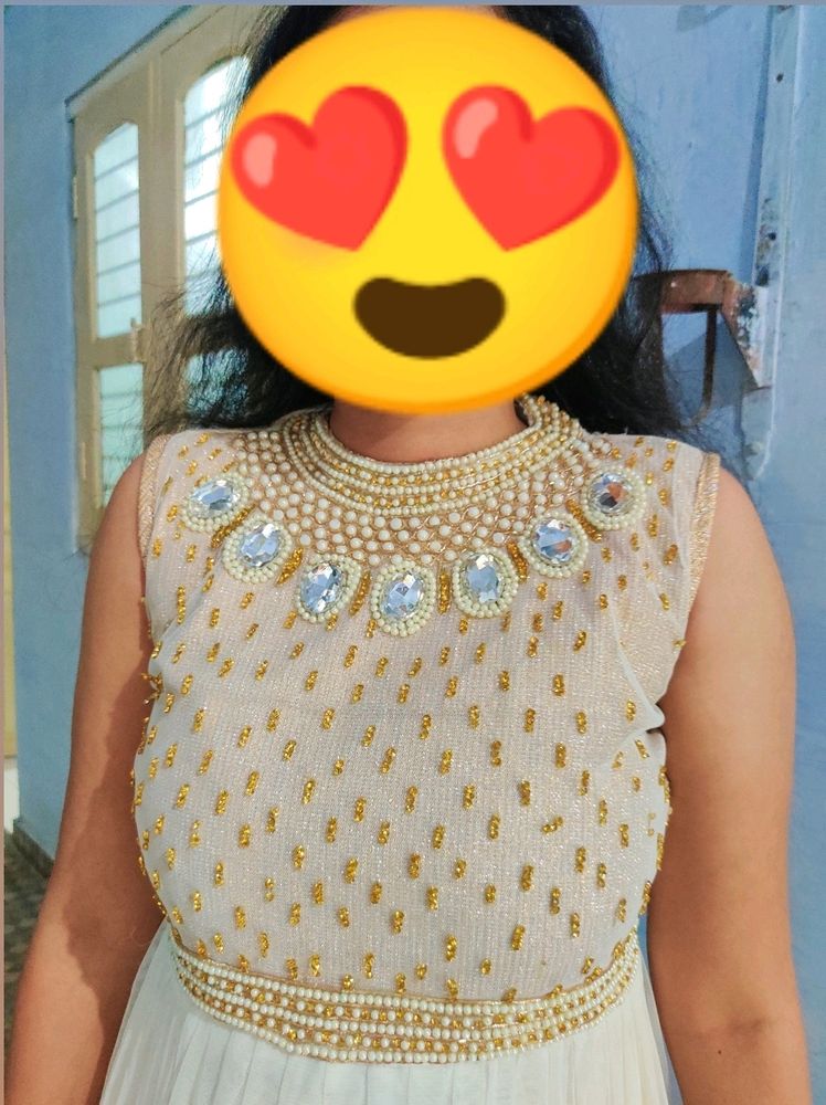 Heavy Gown With Pant And Dupatta
