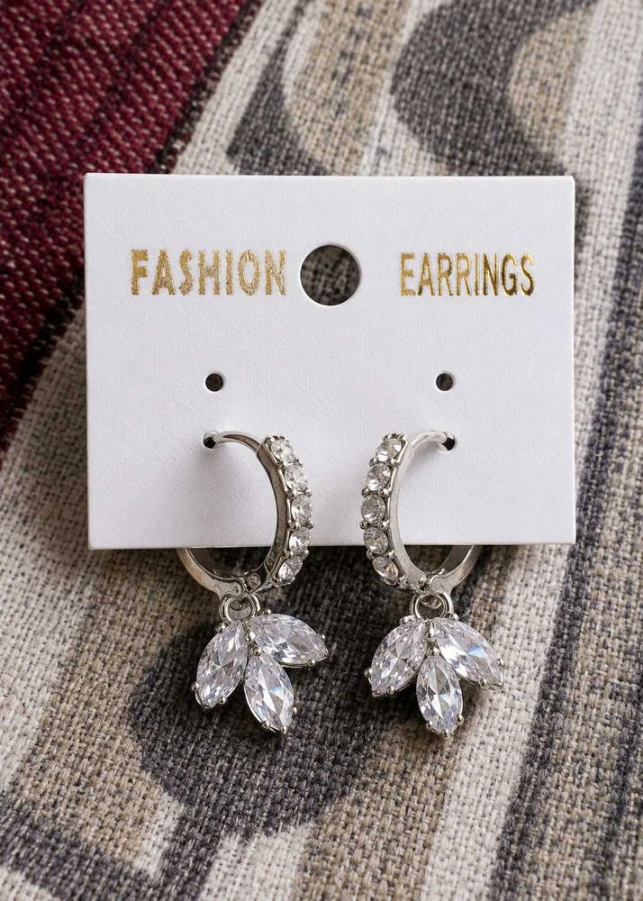 Sparkling Crystal Drop Earrings