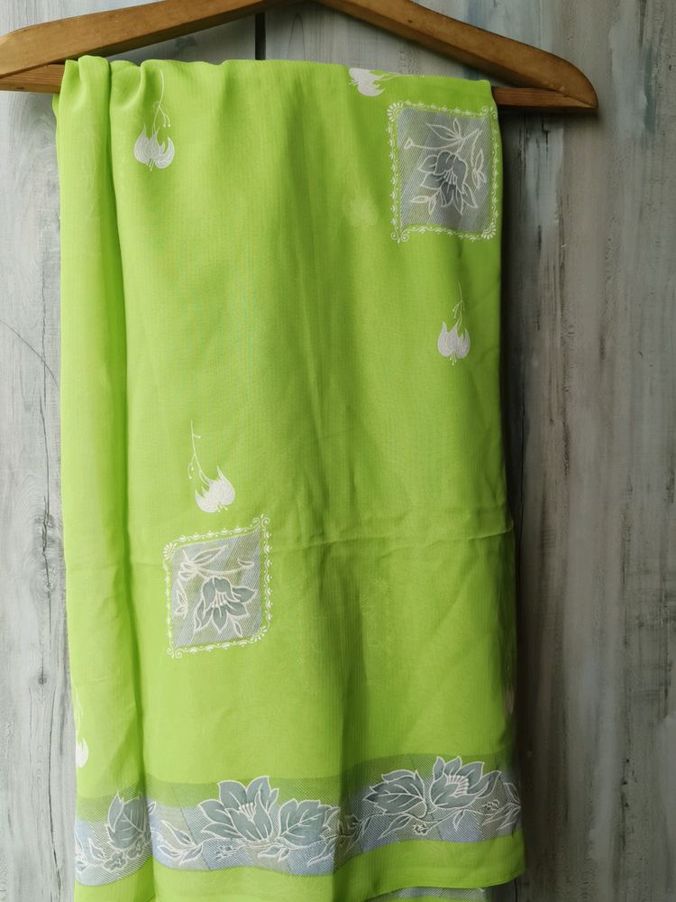 Green Saree