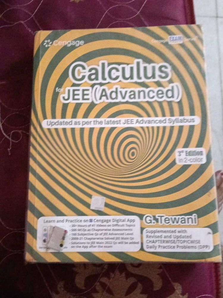 Calculus for JEE (Advanced) by G. Tewani