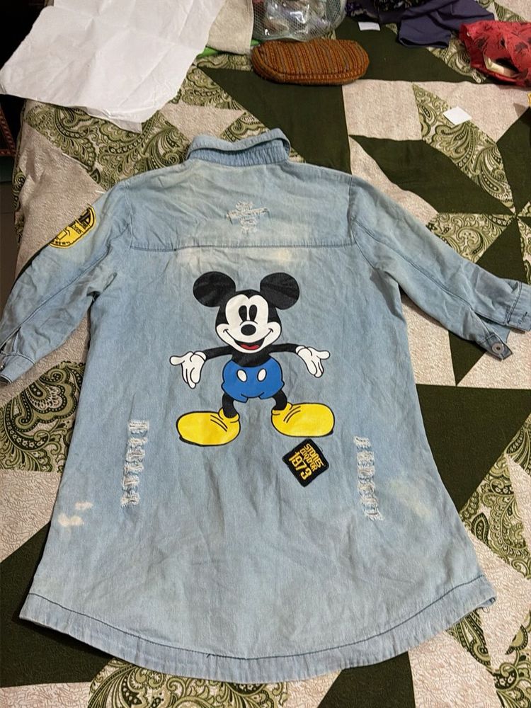Mickey Mouse Denim Dress