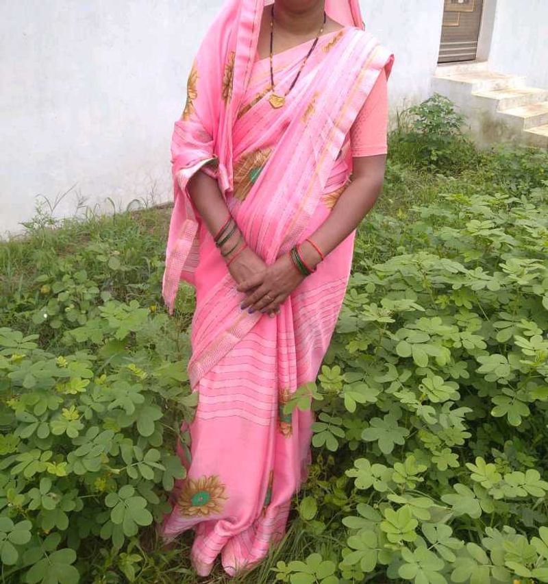 Beautiful Pink Saree