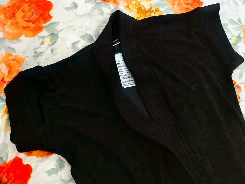 New Bathrobe , Classy Bathrobe Black Color