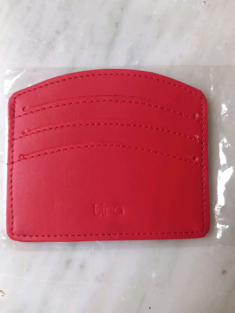 Tira Chic Red Card Holder