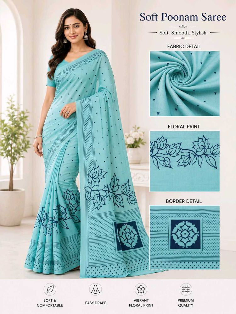 New soft poonam sarees