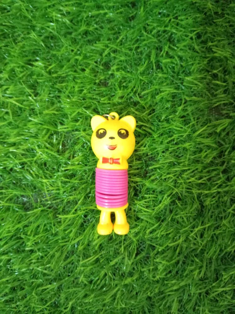 Cute Yellow Bear Keychain Toy(freebie)