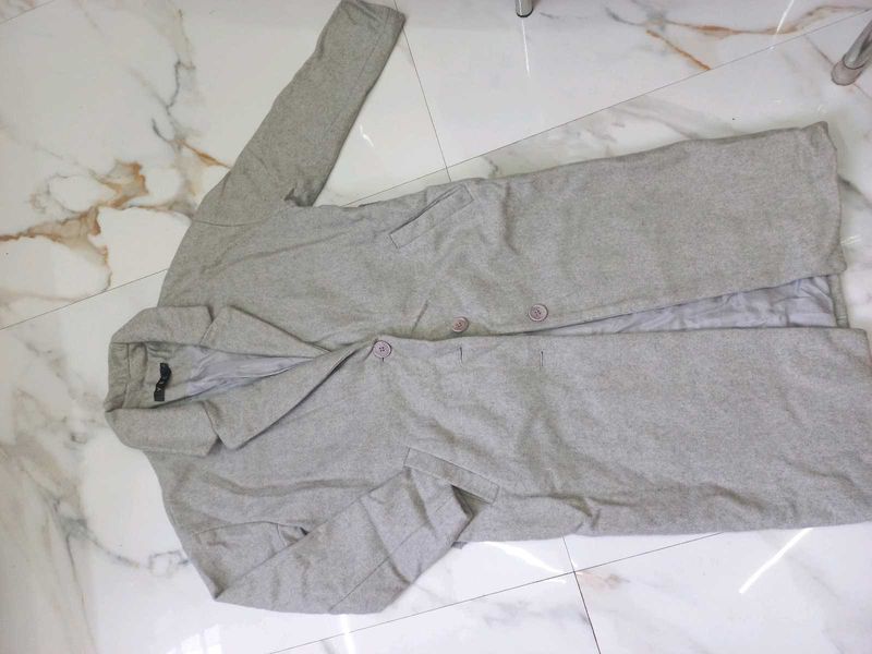 Light Grey Blazer Coat
