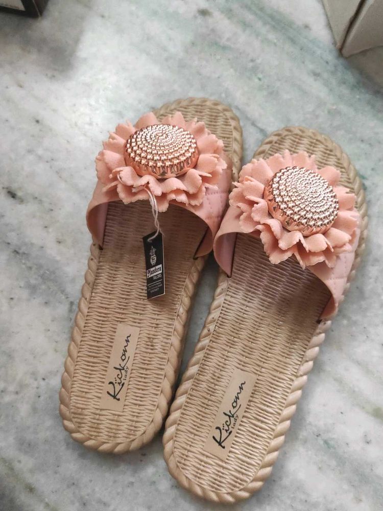 Cute Flower Slides Sandals