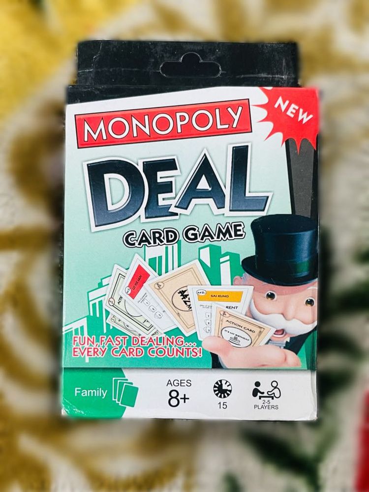 Monopoly Deal Card Game - New!