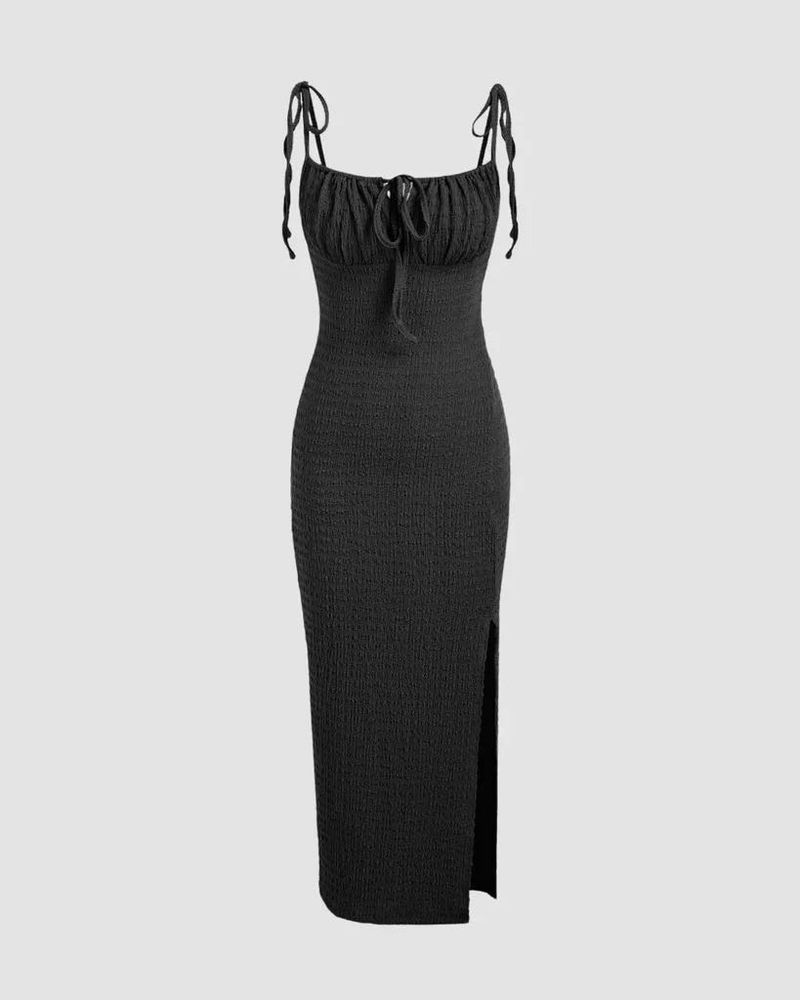 Black Bodycon Mini Dress