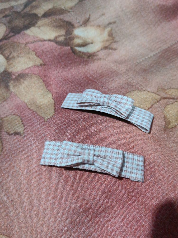 Pair Of Pink Hair Clips
