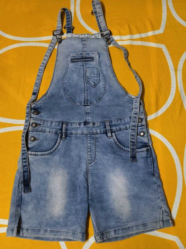 Denim Shortall Dungaree