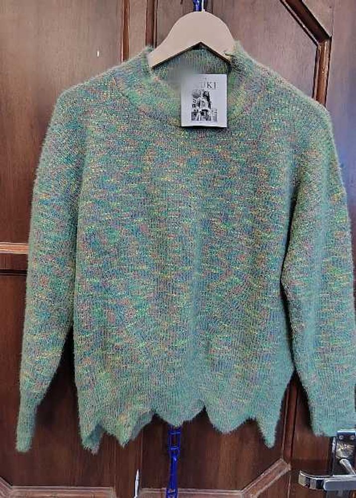 Cozy Multicolored Knit Sweater