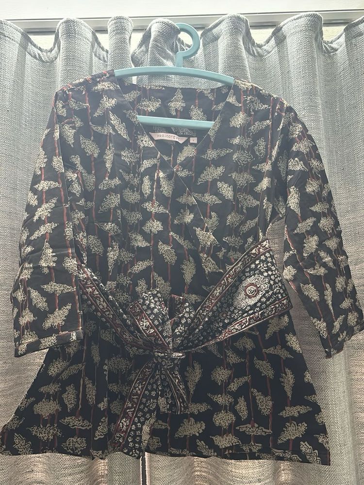PROJECT EVE S Beautiful Printed Kurta with Belt