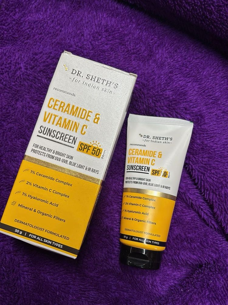 Dr. Seth's Ceramide &amp; Vitamin C Sunscreen SPF 50