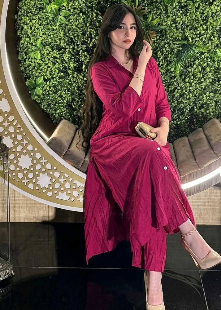 Elegant Pink Kurta set for Women