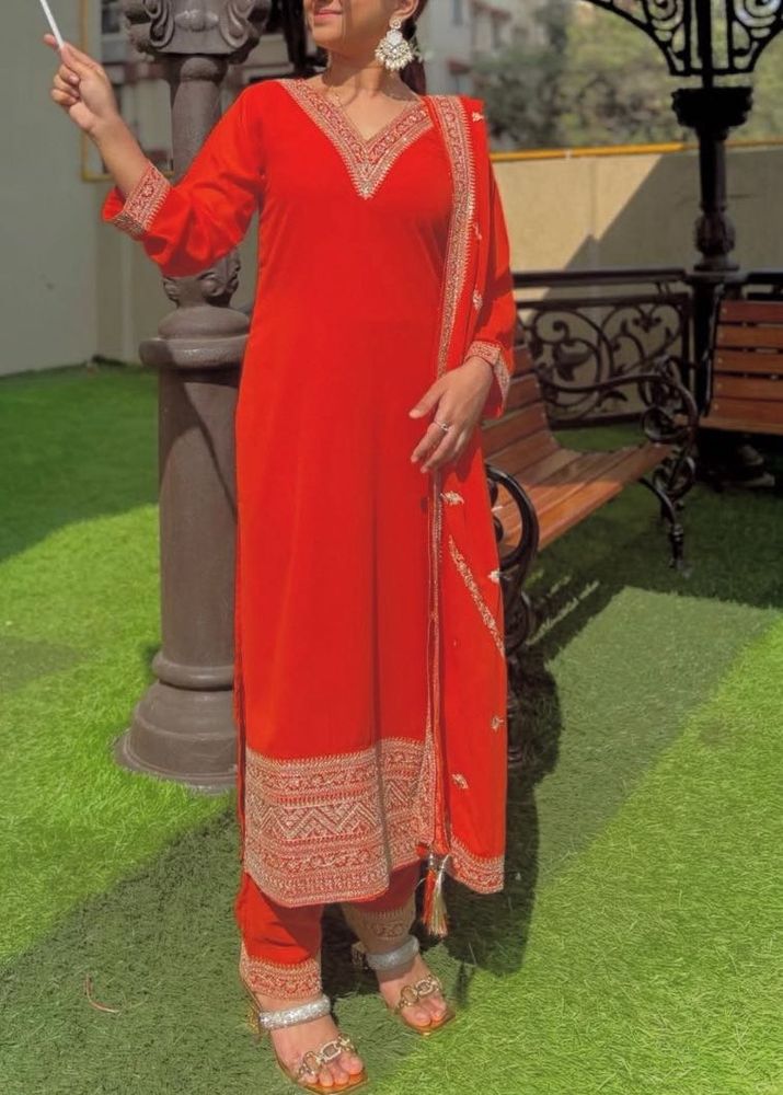 Elegant  Kurta Set with Dupatta