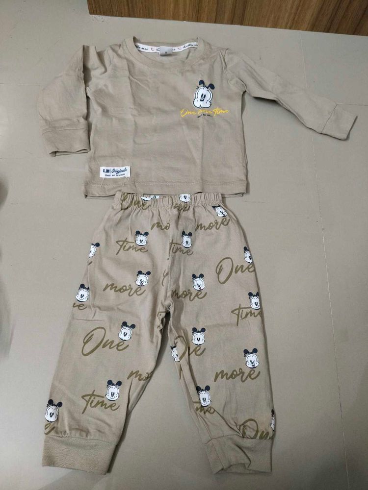 Cute Mickey Mouse Pajama Set
